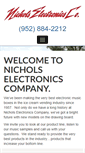 Mobile Screenshot of nicholselectronicsco.com